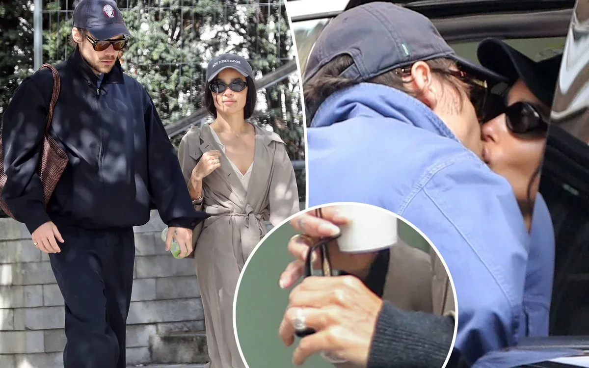 Harry Styles và Zoë Kravitz khiến người hâm mộ vỡ òa với tin đính hôn bất ngờ. Ảnh: Page Six