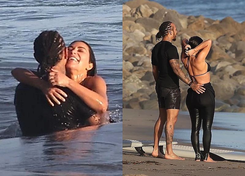Kim Kardashian và Lewis Hamilton: Tình yêu nồng cháy tại Malibu