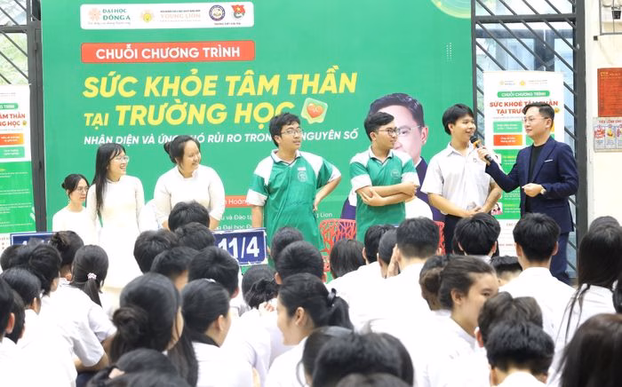 Hoạt động đối thoại trực tiếp giúp học sinh giải tỏa những căng thẳng trong học tập và cuộc sống tại Trường THPT Sơn Trà.