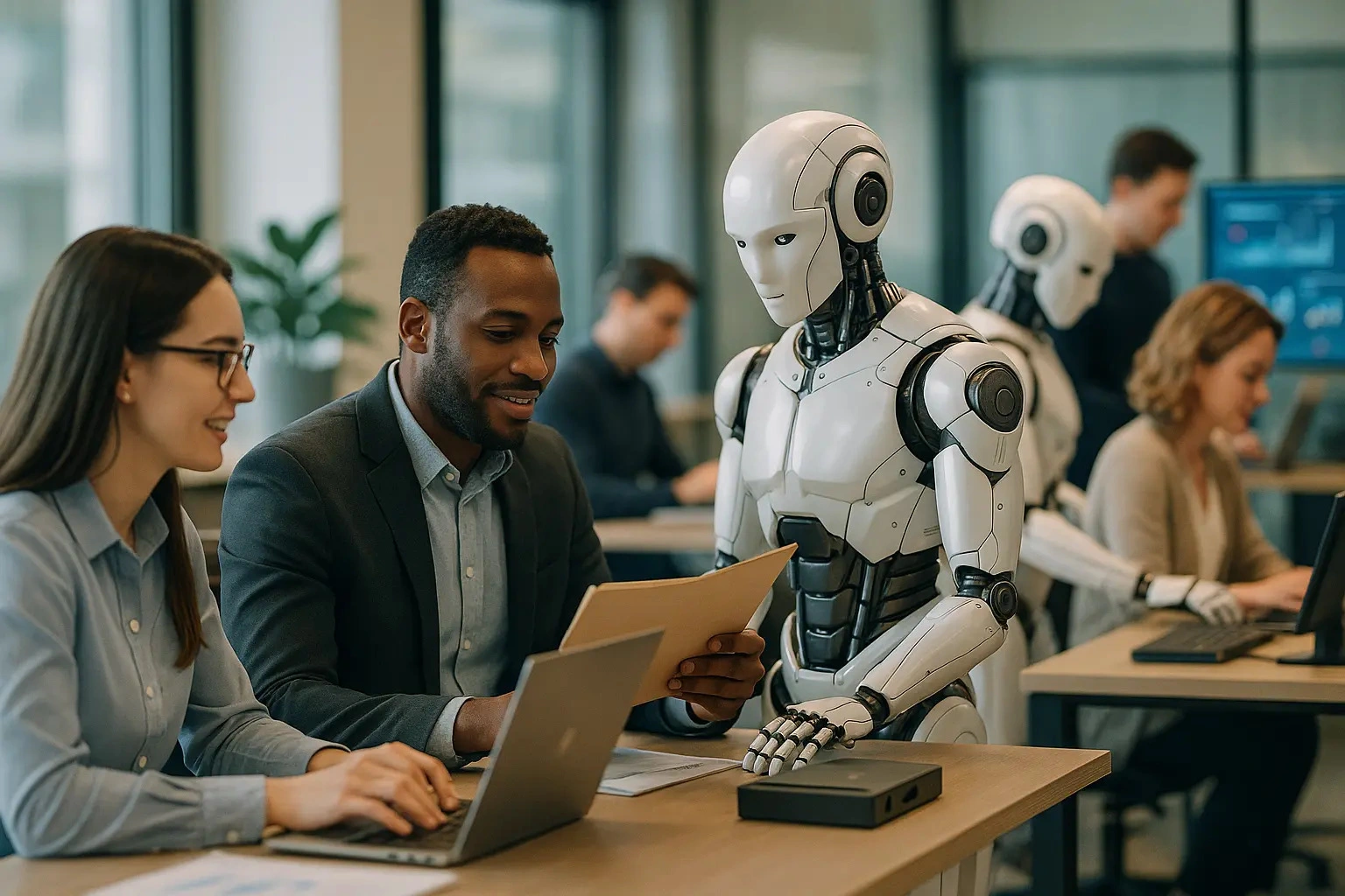 AI hiện tại đóng vai trò hỗ trợ hơn là thay thế hoàn toàn các vị trí công việc phức tạp (Ảnh: A.S.).